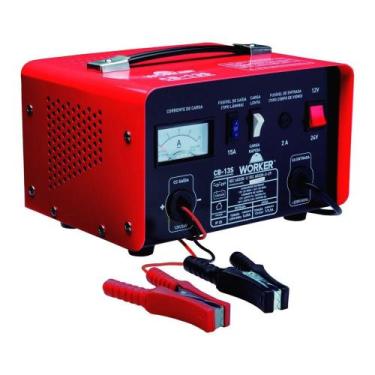 Imagem de Carregador De Bateria Worker 434744 CB13S 60Hz - Positivo