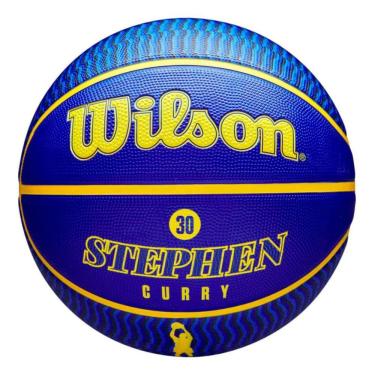 Imagem de Bola de Basquete NBA Player Icon Stephen Curry Tamanho 7 Quadra Externa Wilson