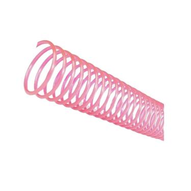 Imagem de Espiral para Encadernacao Lassane ESP50T-VAR 50mm Aproximadamente 450 Folhas Pacote 12 Unidades Rosa