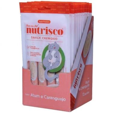 Imagem de Caixa Nutrisco Petisco Cremoso Gatos Atum e Caranguejo C/12