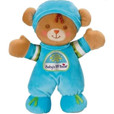 Imagem de Pelúcia Fisher-Price Meus Primeiros Amiguinhos com Sons de Chocalho Face Bordada Mattel