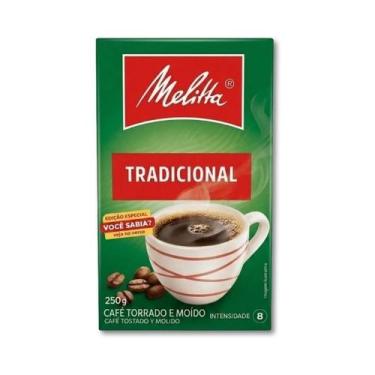 Imagem de Café Moído Melitta Tradicional à Vacuo Pacote 250g