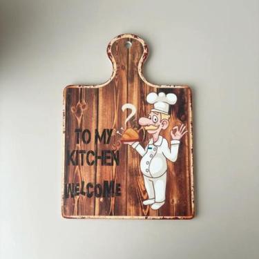Imagem de Placa Decorativa Cozinha To My Kitchen Welcome - Full Fit
