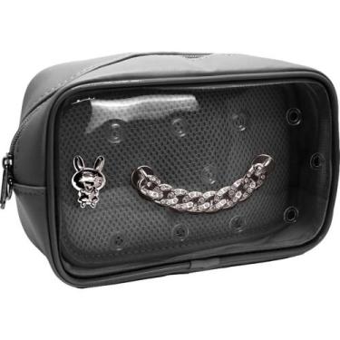 Imagem de Estojo BOX Itabag com Pin+corrente Preto - Obi do Brasil