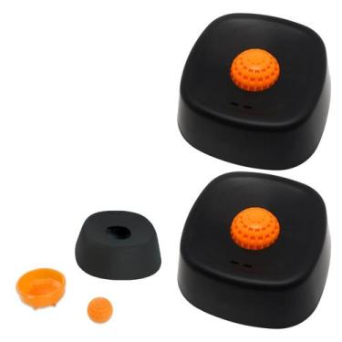 Imagem de Comedouro Lento Tigela De Lamber Kit 2 Uni Caes Gatos Cachorros Pet Fi