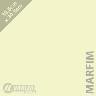 Imagem de Papel 180 gramas 30,5x30,5cm Marfim (Creme) Color Plus - 10 unidades