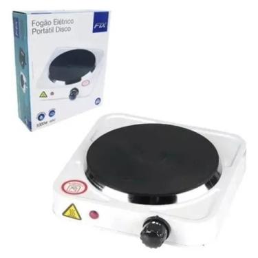 Imagem de Fogão Elétrico Portátil Disco Branco 1 Boca 220v Fix   - ROCIE, 220V