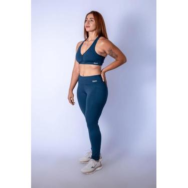 Imagem de Legging Fitness Feminino Com Bolso - LIBRENA, G, Marinho