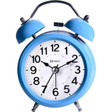 Imagem de Relógio despertador HERWEG 2707-014 azul