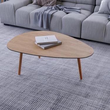 Imagem de Mesa de Centro Vesta Organica 100% MDF 35cm x 90cm x 60cm Marrom - Pre