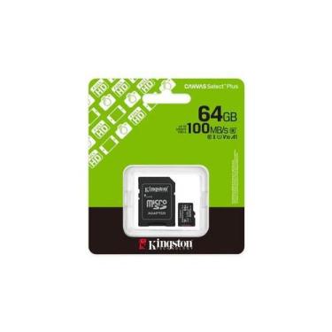 Imagem de Cartão De Memória Kingston Canvas Select Plus Gen3 Micro SD 64GB Class