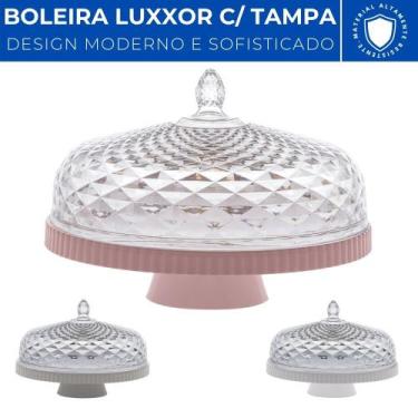 Imagem de Boleira Luxxor Transparente Acrílico c/ Base Plástica 33cm - Paramount
