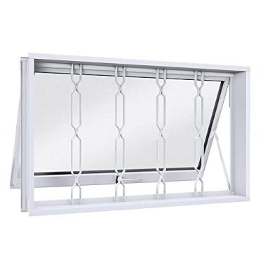 Imagem de Máxim Ar com Grade Mosaico Lucasa Facilità 60cmx100cm Branco