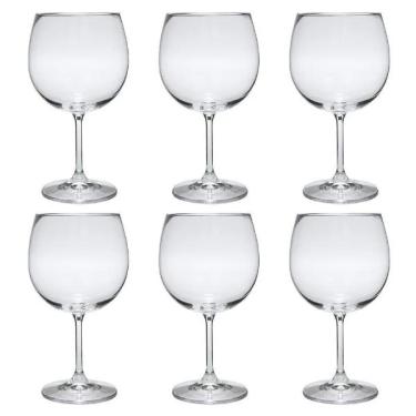 Imagem de Jogo de taças de vinho em cristal Bohemia 600ml Gastro 6 peças