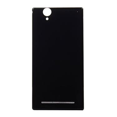 Imagem de JIJIAO Peças de reposição de reparo ultra traseira capa de bateria para Sony Xperia T2 (preto) peças (cor preta)