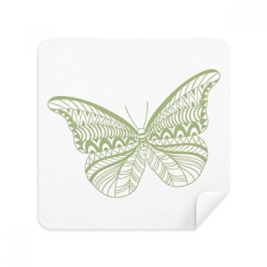 Imagem de Green Butterfly Kite Glasses Pano Limpador de tela Tecido de camurça Pacote com 2