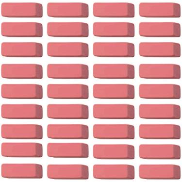 Imagem de Borracha rosa, borracha de sem látex â€“ Tamanho padrão perfeito para escola, escritório â€“, 48 Pack