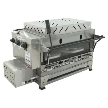 Imagem de Forno de Pizza Grill Giratório Itajobi 71x43 cm com 2 Infravermelhos Refratário