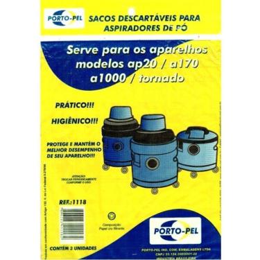 Imagem de Saco aspirador electrolux hidrolux ap20 / a170 / a1000 / tornado - 3 und (REF.1118)