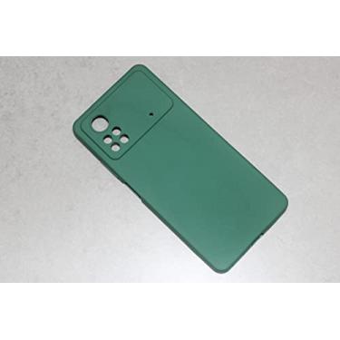 Imagem de Capa Case Silicone Premium para Novo Xiaomi Poco X4 PRO - Verde Musgo