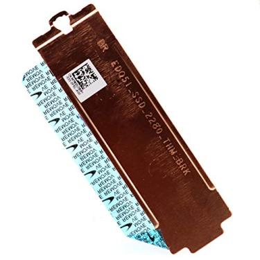 Imagem de Deal4GO 2280 PCIe NVMe M.2 SSD dissipador de calor disco rígido suporte capa protetor térmico para Dell Alienware M15 R2 M17 R2 47W2D 047W2D