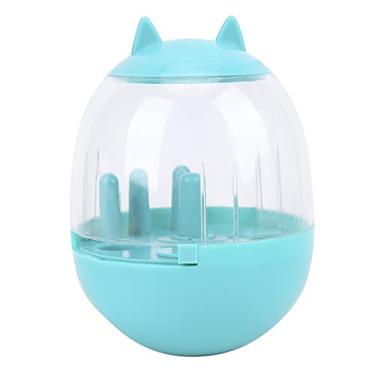 Imagem de Brinquedo de quebra-cabeça dispensador de alimentos, design de estrutura de alimentos limpo e higiênico atrai seu cão pet brinquedo de distribuição seguro e saudável para usar em gatos cães cães (campo-pavão)