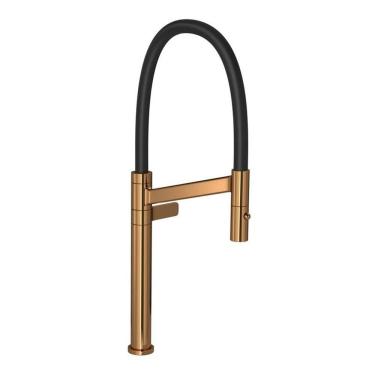Imagem de Torneira Deca Colore 1189.GL.RD.PT de Bancada Red Gold / Preto