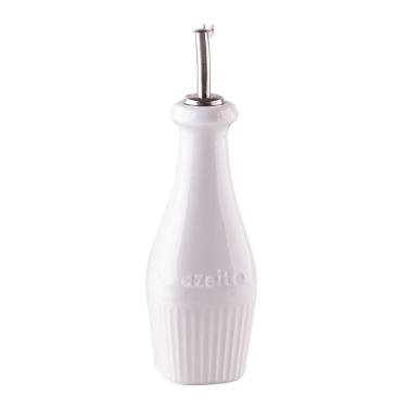 Imagem de Azeiteiro de Porcelana 350ml Branco Assar e Servir Germer