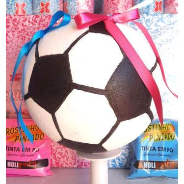 Imagem de Bola Futebol Para Chá Revelação Menino Azul