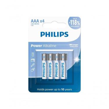 Imagem de Pilhas Alcalinas Aaa Blister Com 4 Unidades Lr03P4B/59