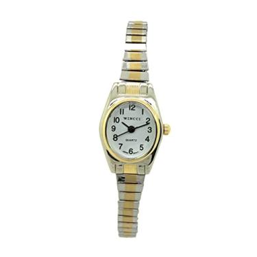 Imagem de Relógio feminino clássico pequeno elástico oval com pulseira elástica Wincci