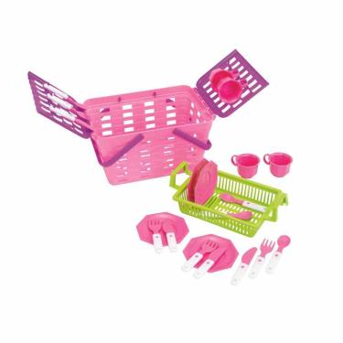Imagem de Kit Acessórios e Utensílios Infantil - Cesta de Pic-Nic - Magic Toys
