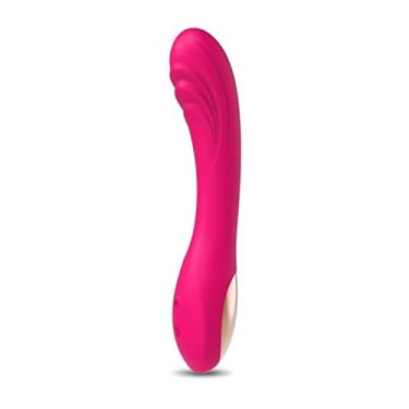 Imagem de Vibrador Poderoso Feminino Estimulador Ponto G Silicone Macio Realista Brinquedo Sexual 10 Velocidades Zatla (Vermelho)