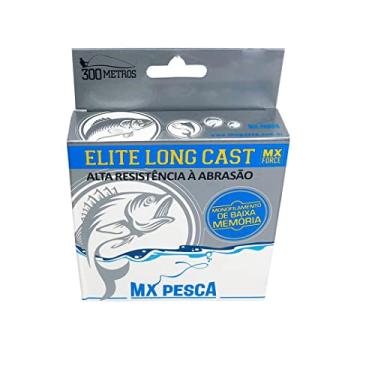 Imagem de Linha MX Pesca MX Elite Long Cast 300m Monofilamento Azul Clara 0,38 17,30kg