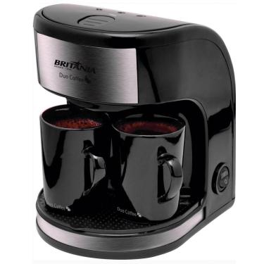 Imagem de Cafeteira Elétrica Britânia Coffee Duo - Preta/Prata