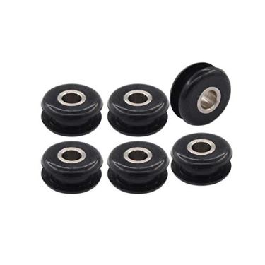 Imagem de Pacote com 6 argolas de borracha para suportes de tanque de combustível a gás para Harley Heritage Softail Springer Bad Boy Fatboy