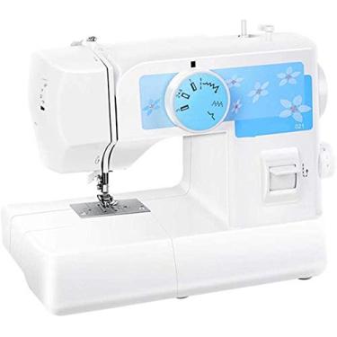 Imagem de Máquina de costura portátil fácil de usar para adultos e crianças 5 pontos embutidos Pedal multifuncional de máquina de alfaiate elétrica fácil de usar para iniciantes atualizados