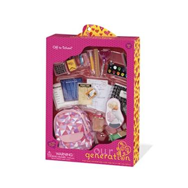 Imagem de Kit de Acessórios Escolares para Boneca Our Generation, Candide, Multicor