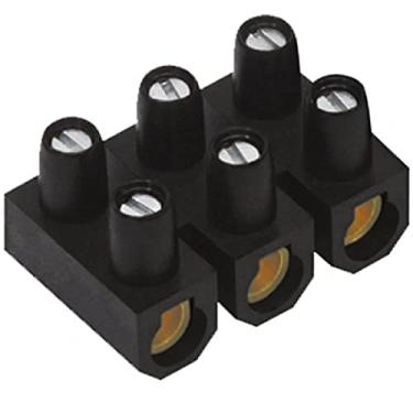 Imagem de FAME Conector 6Mm² Múltiplo Barra Com 3 Bornes Para Condutor Elétrico (Pote 60 Un)