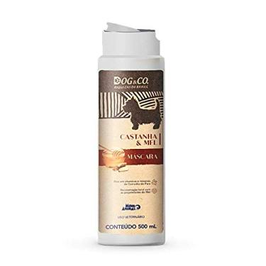 Imagem de Mascara Hidratante Dog & Co Riquezas do Brasil Castanha e Mel para Cães 500ml