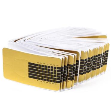 Imagem de Molde de Manicure Adesiva de papel para unhas de gel