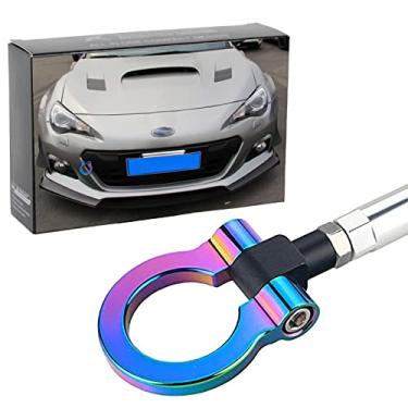 Imagem de Xotic Tech JDM personalizado esportivo pista corrida estilo frente traseira para-choque CNC T6061 parafuso de alumínio no gancho de reboque para Scion FRS/Fit Subaru BRZ WRX 2013-up (Neo)