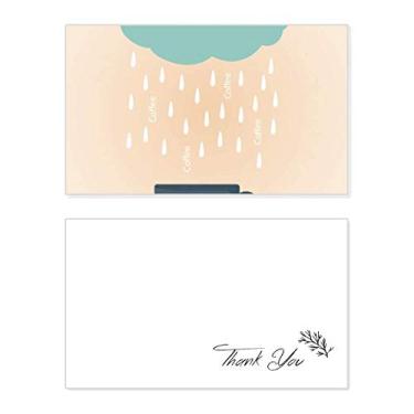 Imagem de Rain Cloud Cup Smile Face Weather Cartão de agradecimento aniversário aniversário comemoração casamento