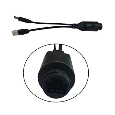 Imagem de Cabo Adaptador Poe 100m Externo Para Câmera de Segurança Ip 24v 12v 2a