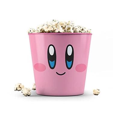 Imagem de Balde de Pipoca 3,5 Litros Bola Rosa Presente Criativo Geek cor:Rosa