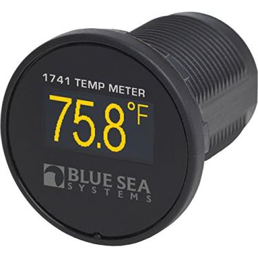 Imagem de Blue Sea Systems Mini monitor de temperatura OLED 1741, temperatura, amarelo