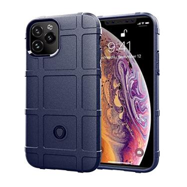 Imagem de Para iPhone 11 Pro Shield Case Capa de borracha protetora completa para iphone 11pro Silicone Armor Case Bumper, Azul, Para iPhone 11 Pro