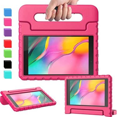 Imagem de Capa Infantil Maleta Compatível Para Samsung Galaxy Tab A 8.0'' T385 T380 2017 ROSA. EVA, Emborrachada, Leve