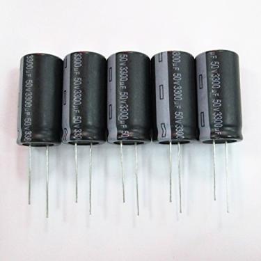 Imagem de 5pcs-3300uf 50V 36x18mm de Alimentação para Capacitores Eletrolíticos de Alumínio