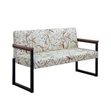 Imagem de Poltrona 2 Lugares Aço Tecido WalterBlock Niteroi Floral